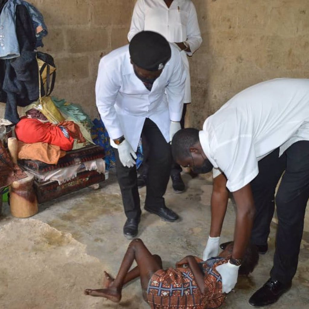 Police rescue 15 year old girl allegedly confined in a room for 10 years by parents in Kano (photos)