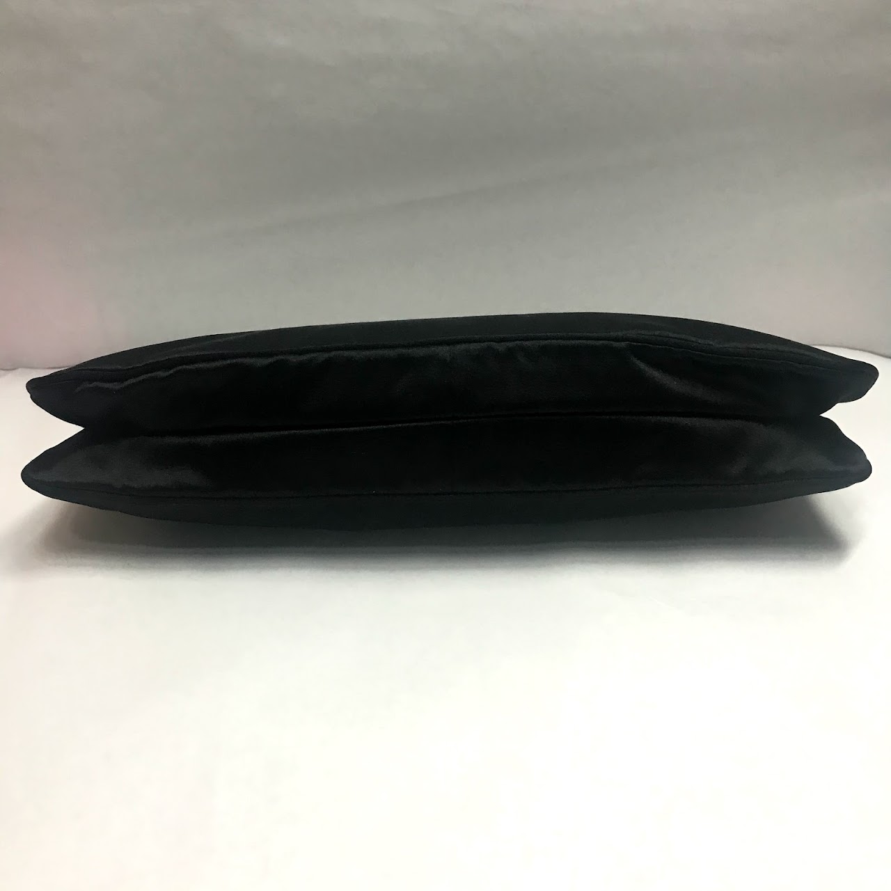 Prada Satin Baguette Evening Clutch