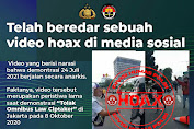 Polri Pastikan Beredarnya Video Rusuh Demo Hari Ini Hoaks