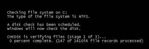 chkdsk