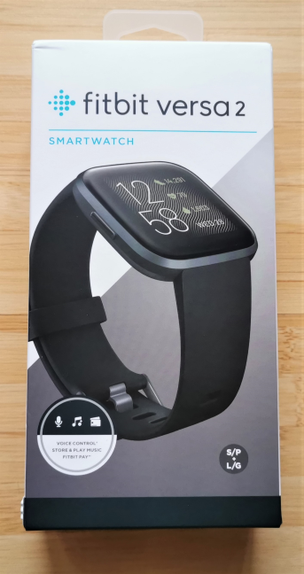 El embalaje del Fitbit Versa 2