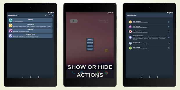 Quick Reboot Pro - #1 reboot manager [ROOT] Screenshot