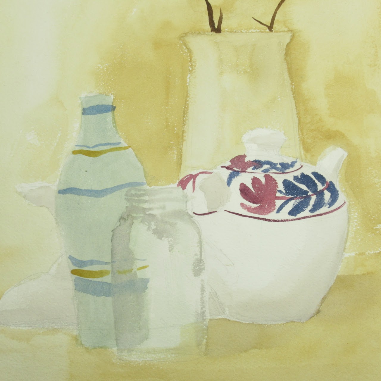 Barbara Rosen Still Life Watercolor