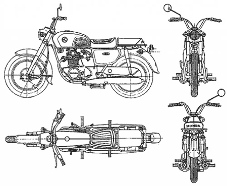 HONDA CD125T