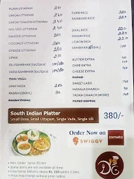 Dosa Corner menu 2