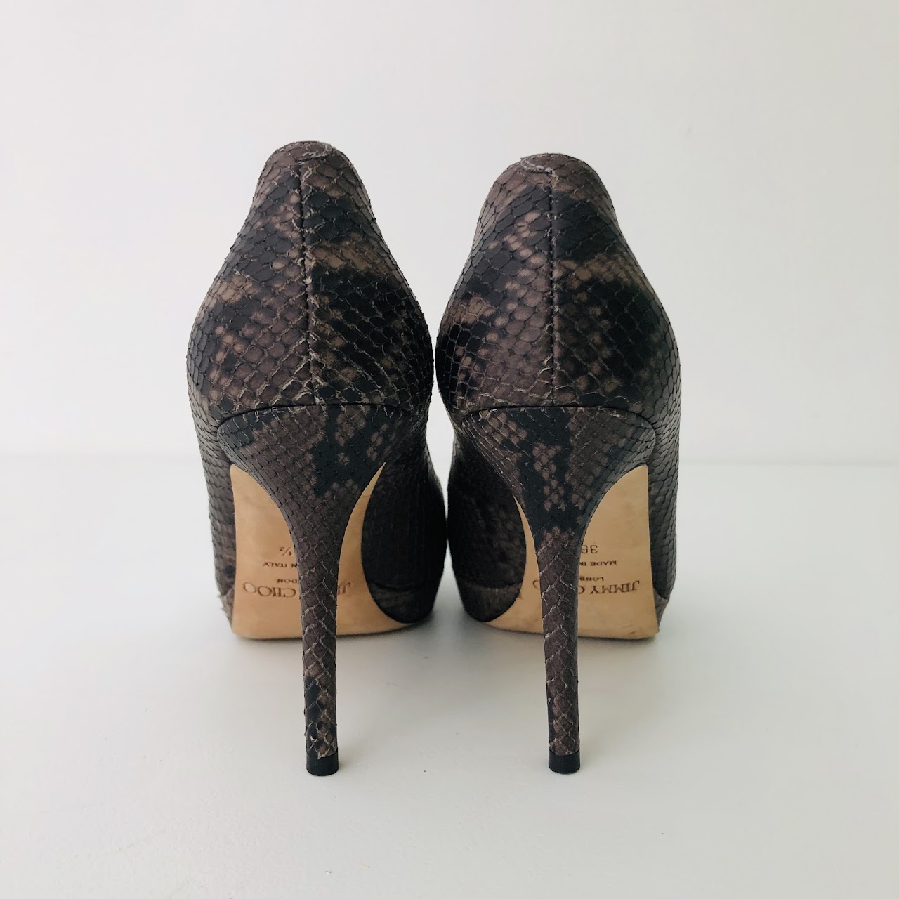 Jimmy Choo Python Pumps