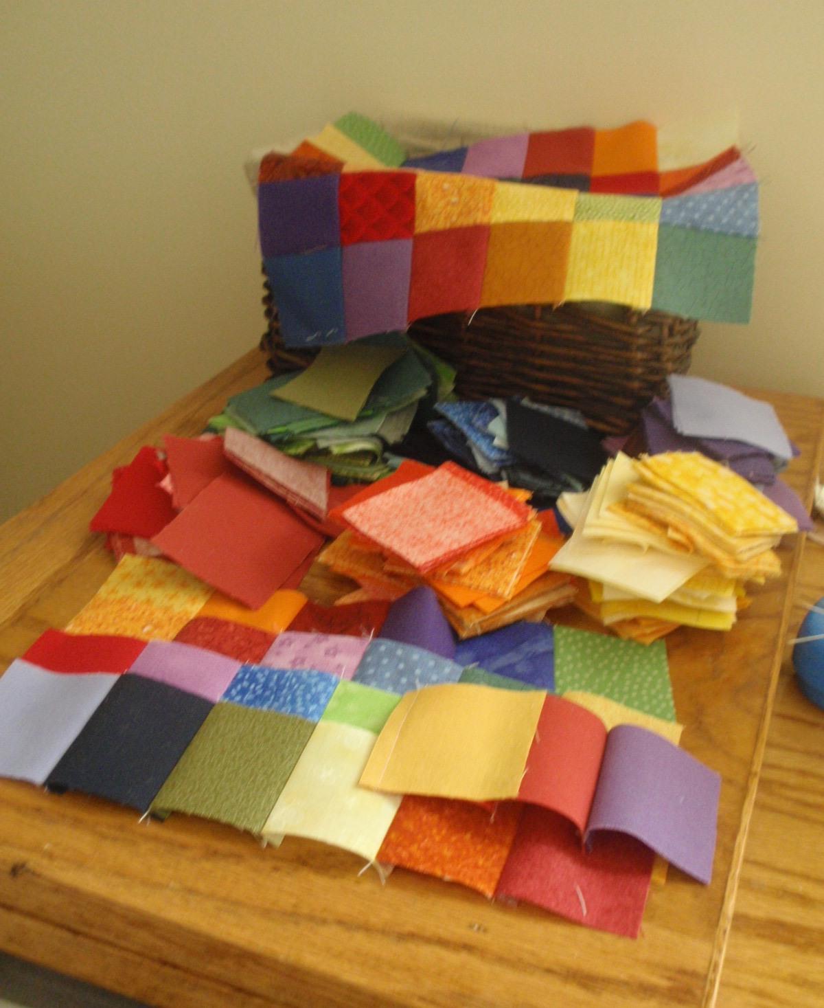 quilt involves 36 blocks.