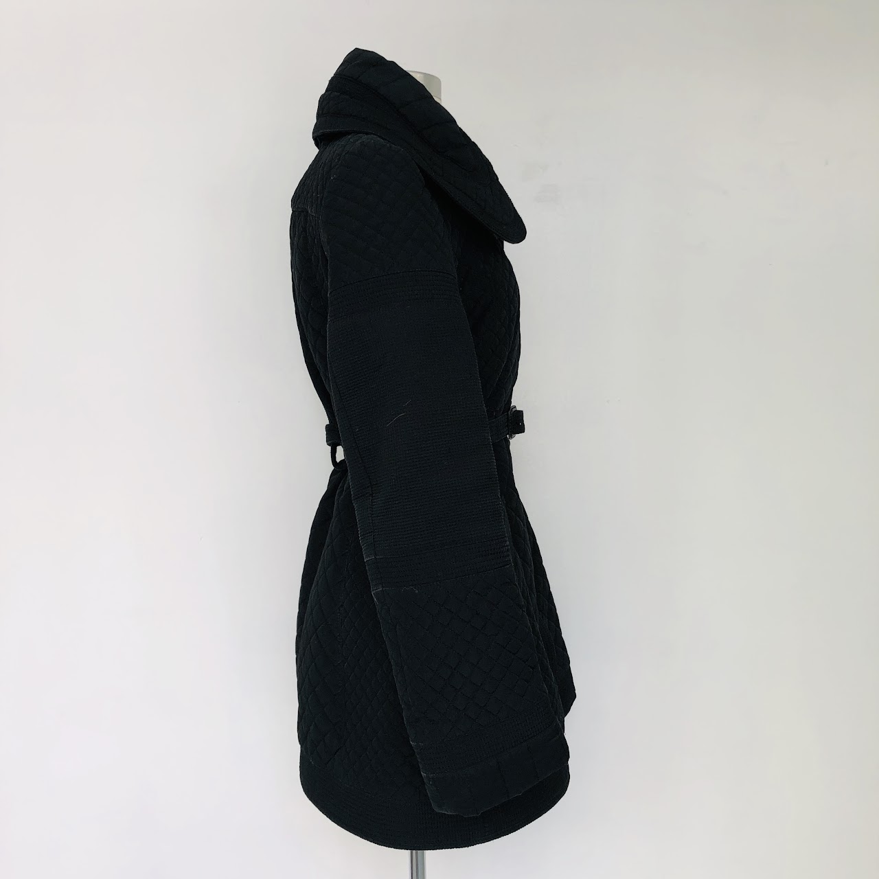 Burberry London Black Quilted Coat