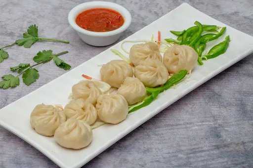 Steamed Veg Momos [10 Pieces]