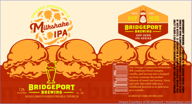Bridgeport Orange Creamsicle Milkshake IPA Coming To Hop Hero Series