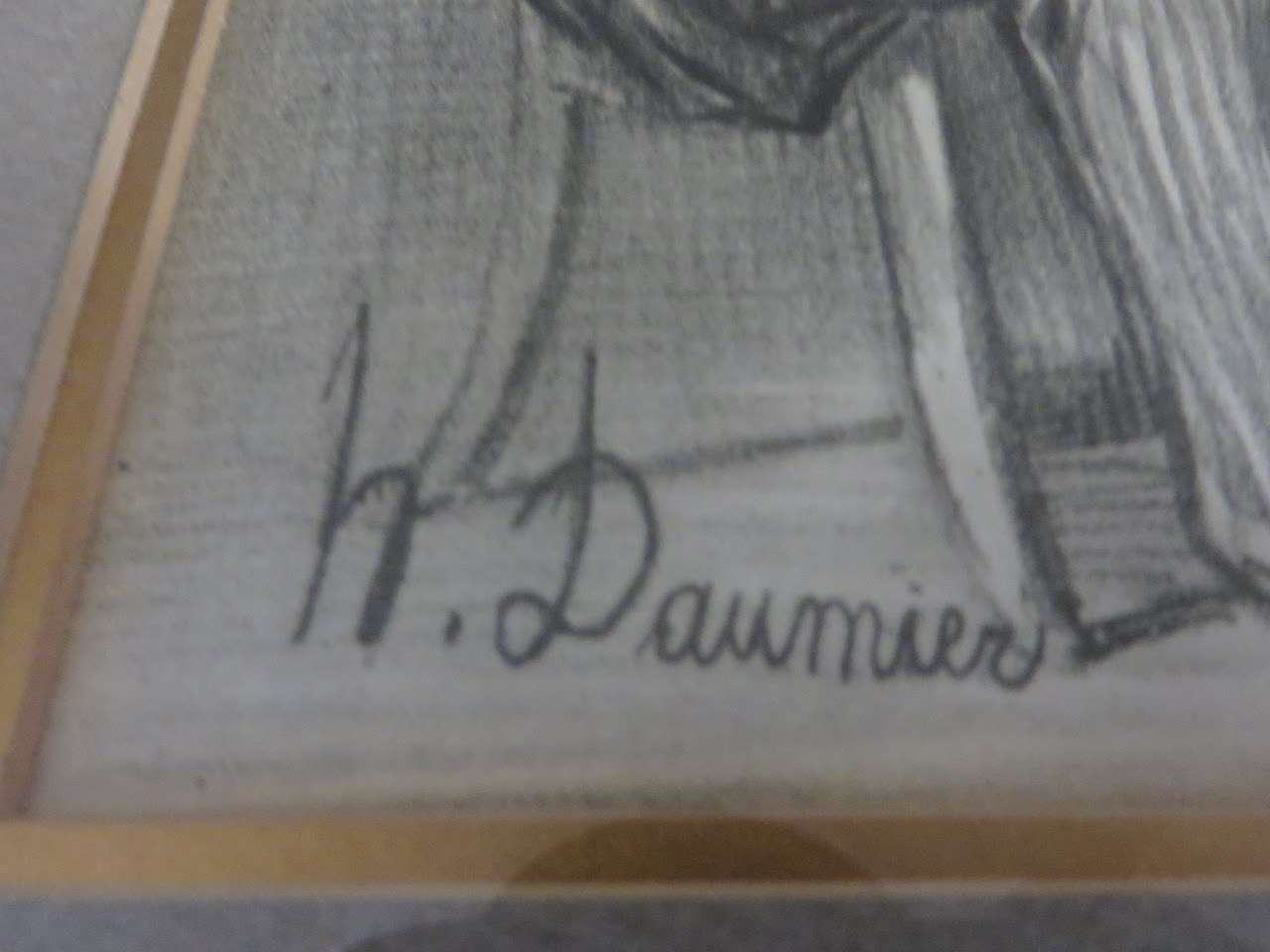 Honoré Daumier Numbered Etching