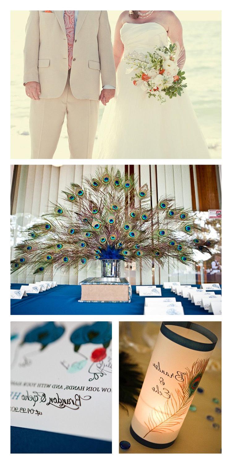 Peacock Spray Centerpiece