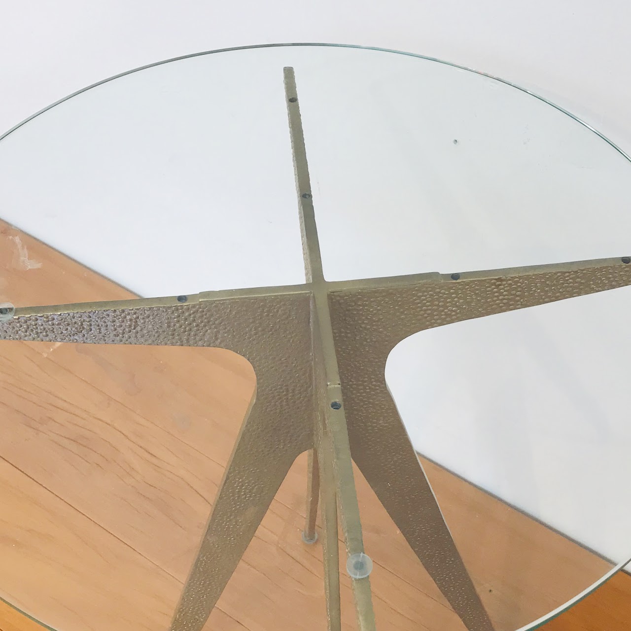 Cast Metal Accent Table