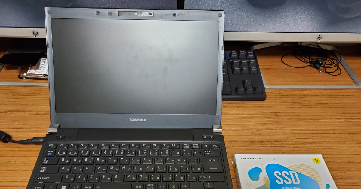 Toshiba dynabook R732/37HB 分解 SSD換装 RAM増設【東芝/DynaBook】-マイナー外科医の作業部屋