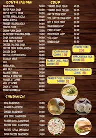 Delhi Dosa plaza menu 1