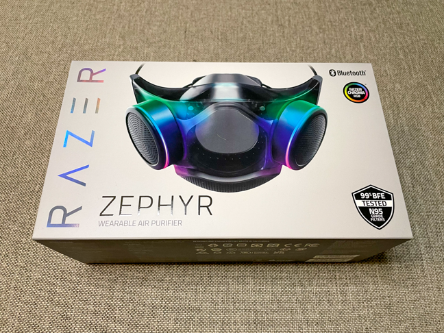 De doos van de Razer Zephyr