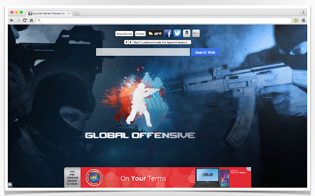 Counter-Strike Tribute New Tab