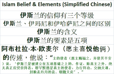 Islamic Belief & Elements Chinese 伊斯兰的信仰有三个等级 伊斯兰的含义 伊斯兰 Yīsīlán de xìnyǎng yǒusān gè děngjí yīsīlán de hányì yīsīlán