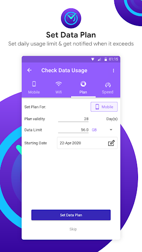 Screenshot Check Internet Data Usage