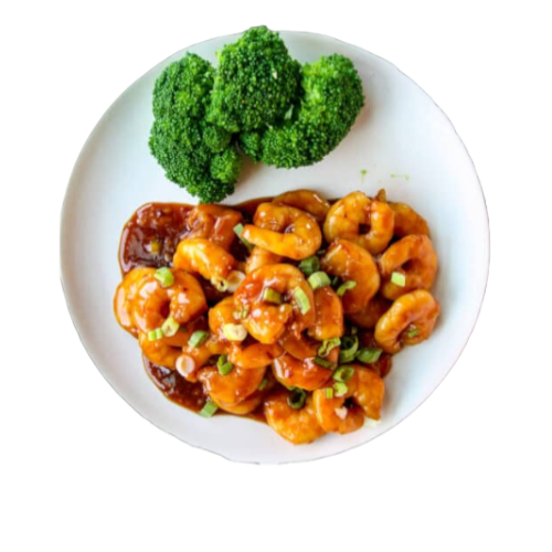 Schezwan Prawns (10 Pcs)