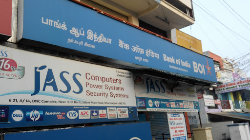 Jass Computers, # 21A/14,Dnc Complex,, Near Icici Bank,Salem Main Road,, Dharmapuri, Tamil Nadu 636701, India, Laptop_Store, state TN