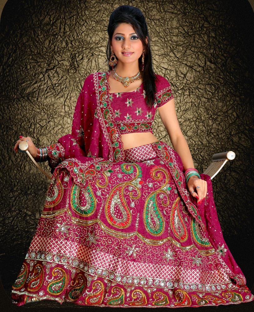 Swanky Magenta Lehenga Choli