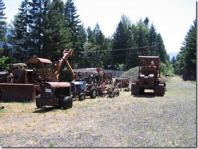 IMG_8038 Cletrac Tractor & Various Equipment at the Columbia Gorge Interpretive Center Museum in Stevenson, Washington on July 3, 2009