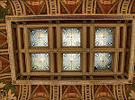 View of the ceiling, Library of Congress in Washington, DC.