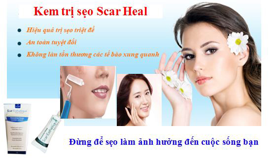 Kem tri seo Scar Heal danh bay cac loai seo tra lai cho ban lan da min mang