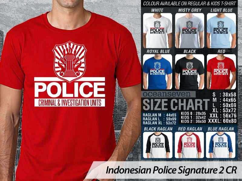 KAOS Indonesian Police Signature 2 | KAOS Police Criminal & Investigation Units distro ocean seven