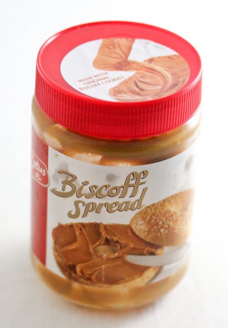 a jar of biscoff spread