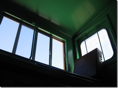 IMG_2810 Interior of Union Pacific CA-4 Caboose #25198 at Union Station in Portland, Oregon on May 8, 2010