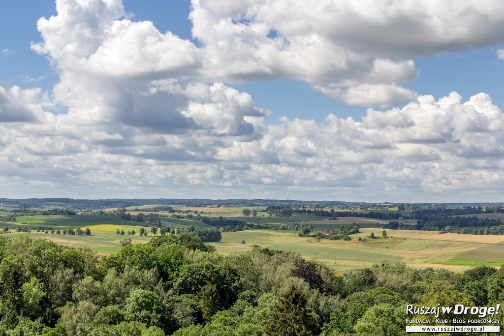 Zielona Warmia - z wieży w Reszlu