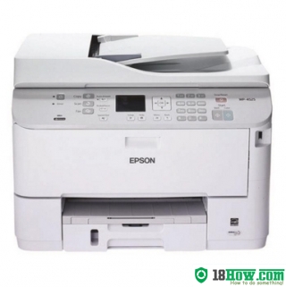 How to reset flashing lights for Epson WorkForce WP-4511 printer