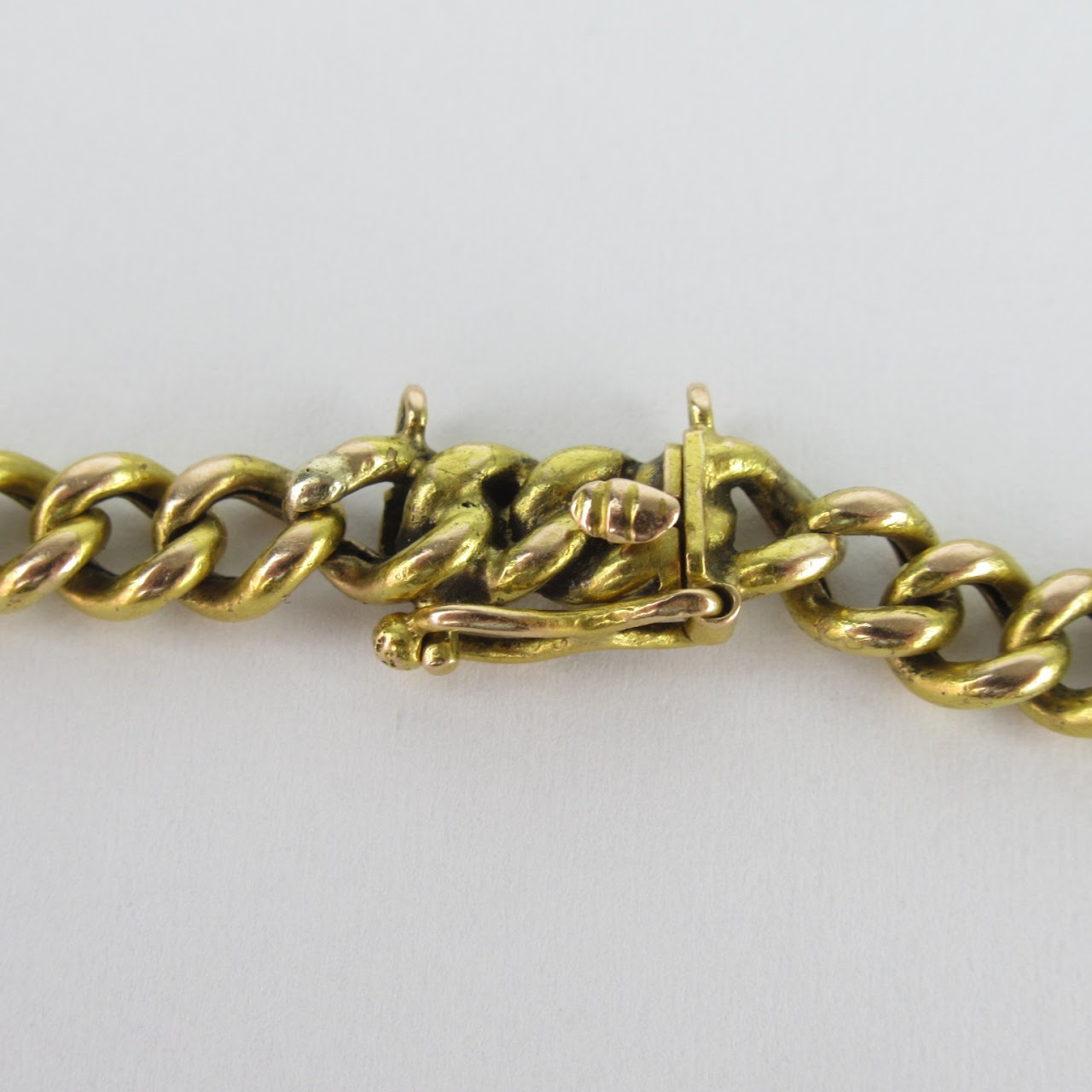 14K Gold, DIamond, and Sapphire Bracelet