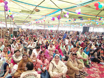 Spiritual foundation day of Dera Sacha Sauda, ​​crowd reached in lakhs, ration distributed to 3229 families