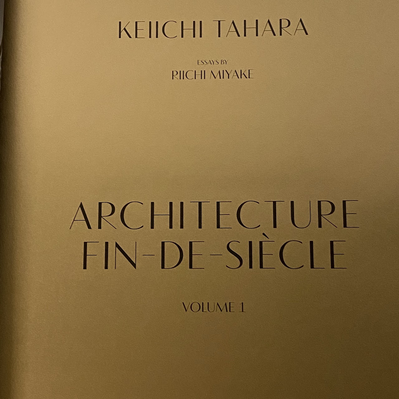 Keiichi Tahara. Architecture Fin-de-Siècle Book Set