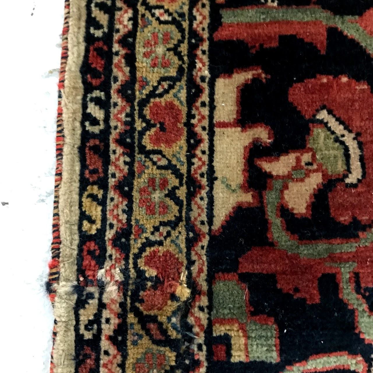Wool Floral Area Rug