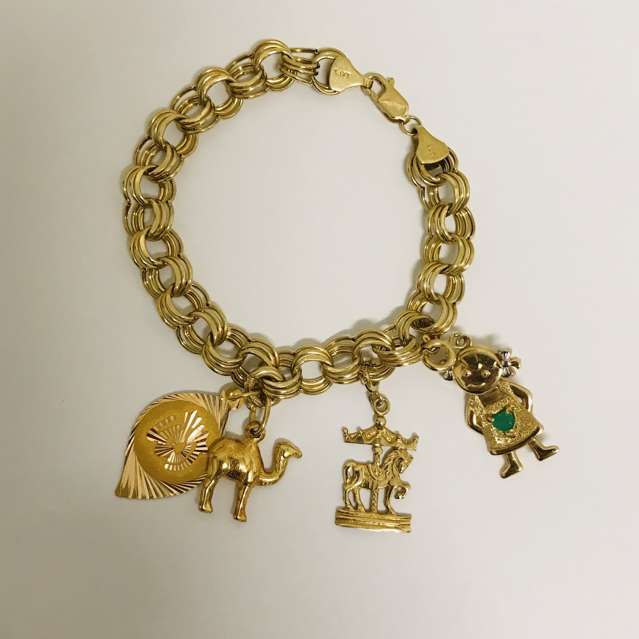 14K & 18K Gold Charm Bracelet