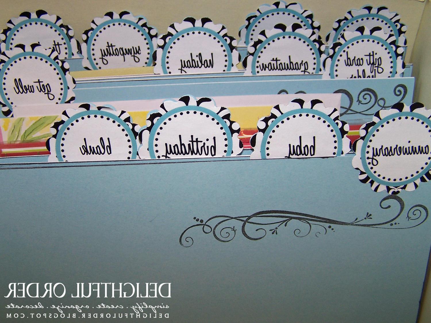 Greeting Card Box Labels - PDF