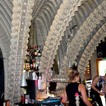 inside the HR Giger bar in Gruyères, Switzerland in Gruyeres, Switzerland 