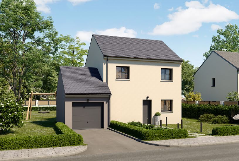  Vente Terrain + Maison - Terrain : 1 290m² - Maison : 78m² à Les Damps (27340) 