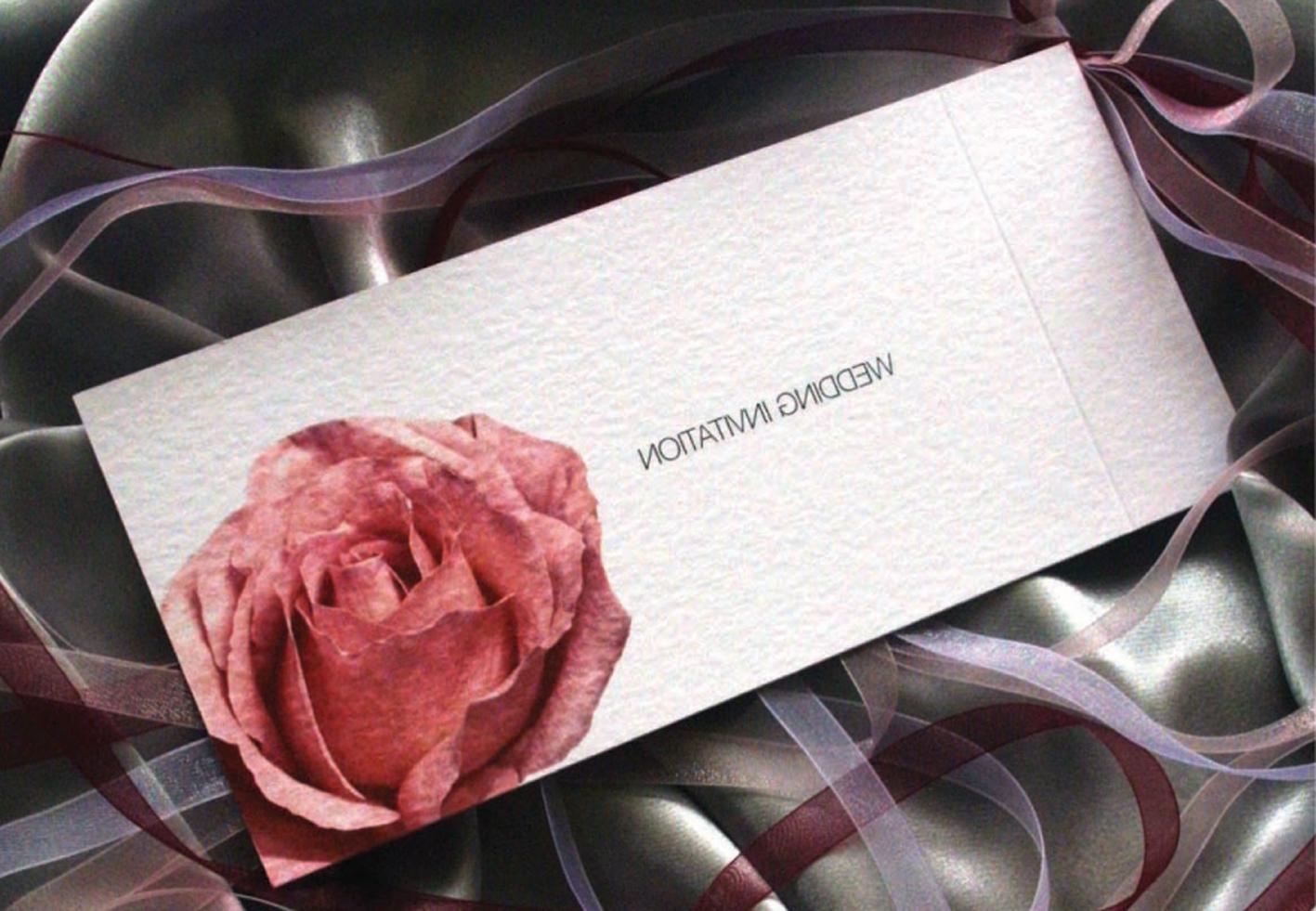 An invitation which opens to