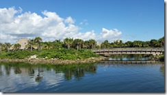 Boardwalk and covered picnic area