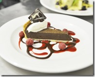 The Griffin Inn chocolate tarte