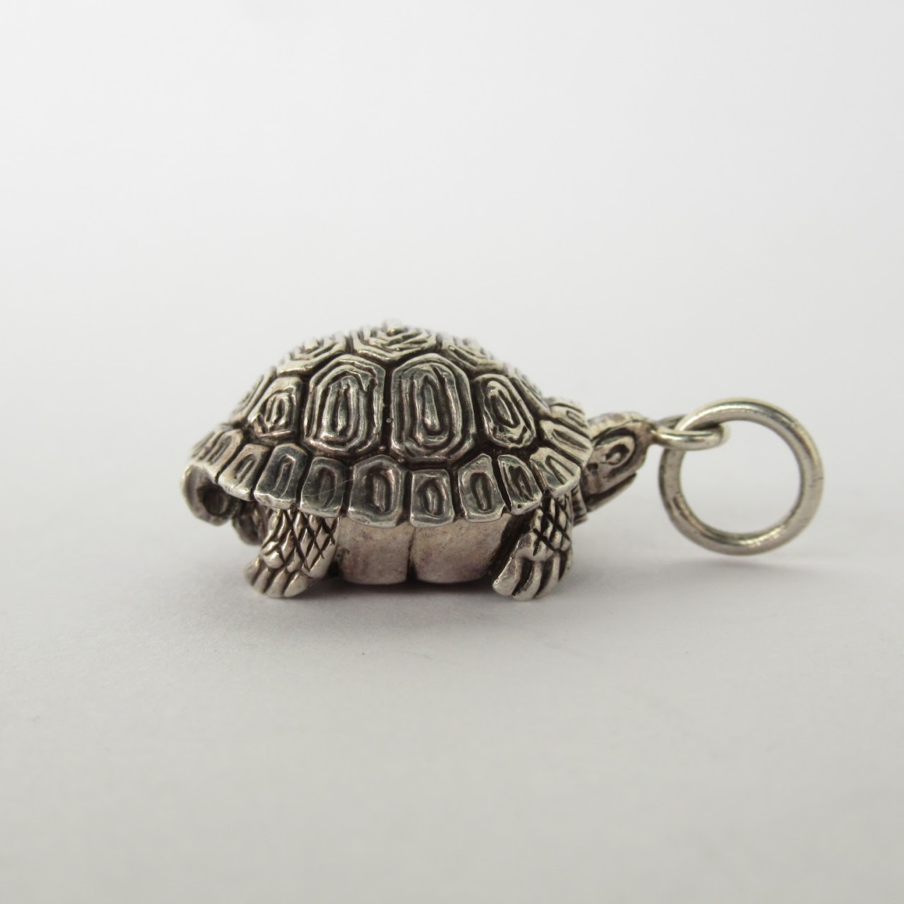 Sterling Silver Turtle Locket Pendant