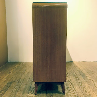 Mid-Century Modern Birdseye Maple Console Cabinet