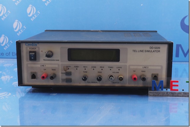 ETC1047_DD-5220_CREDIX_TEL LINE SIMULATOR_USED (1)