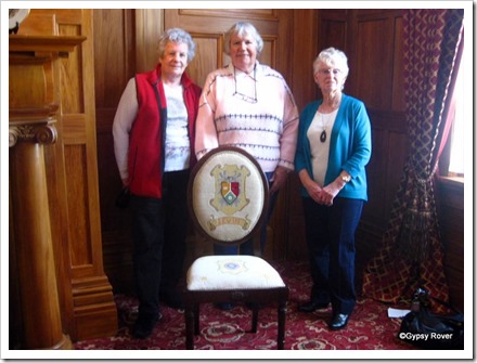 The Levin ladies behind the Levin Chair.