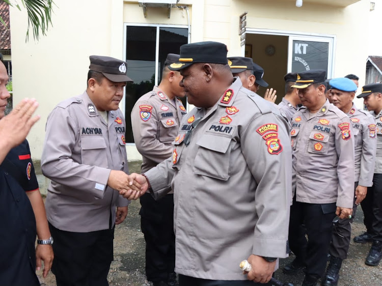 Kapolres Tulang Bawang Ucapkan Terima Kasih Kepada Personel Polsek Menggala